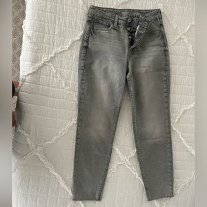 grey straight jeans